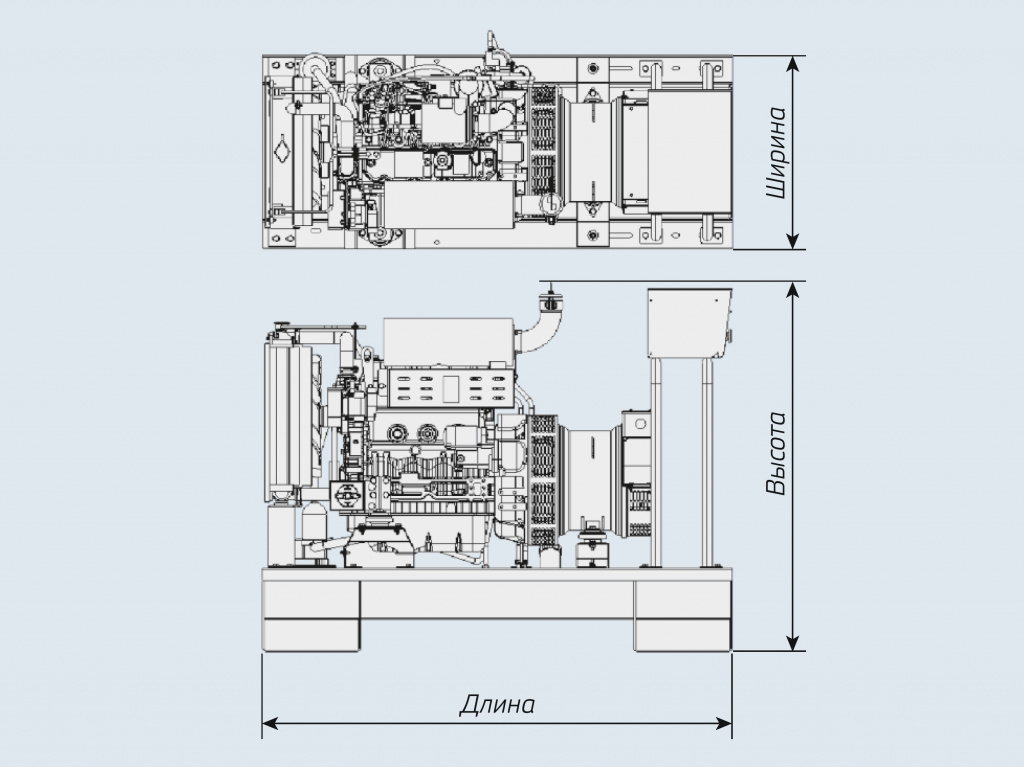 Дизельный генератор Yanmar YH 220 DTLA-5R Дизельный генератор Yanmar YH 220 DTLA-5R