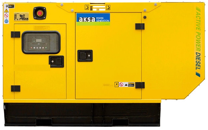 Дизельный генератор Aksa AP 15 в кожухе Дизельный генератор Aksa AP 15 в кожухе